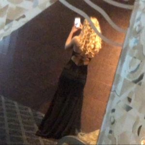 Black Winter Formal/ Prom dress